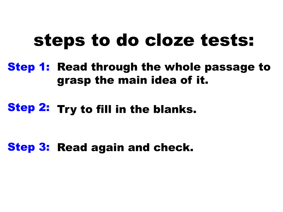 完形填空高考英语第二轮复习clozetests_第2页