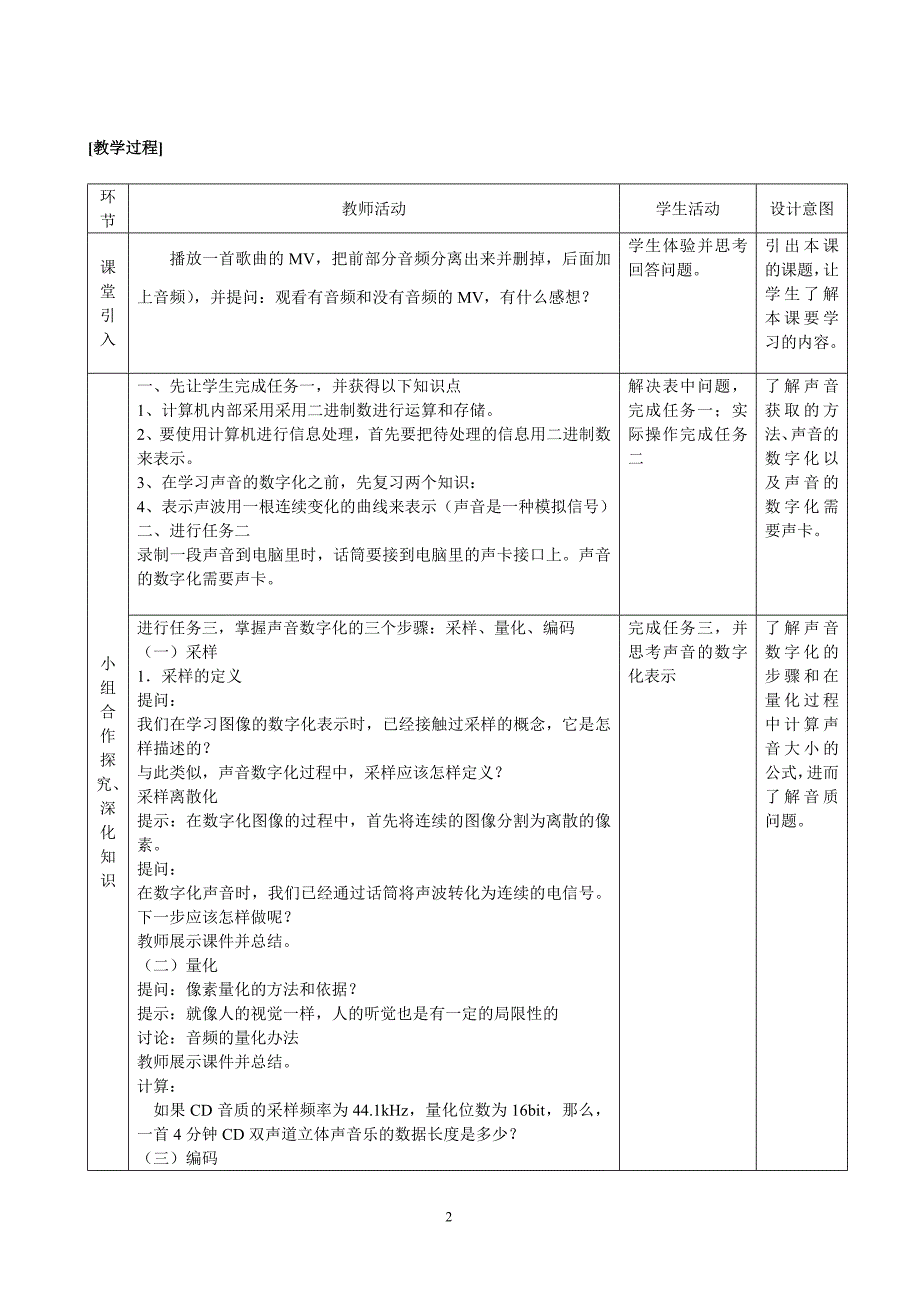 声音的数字化表示教学设计(1)_第2页