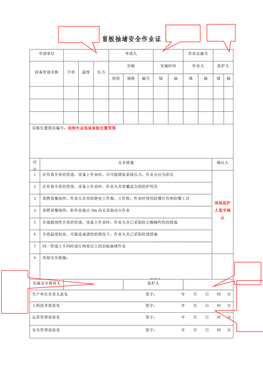 特种作业票填写模板_第2页