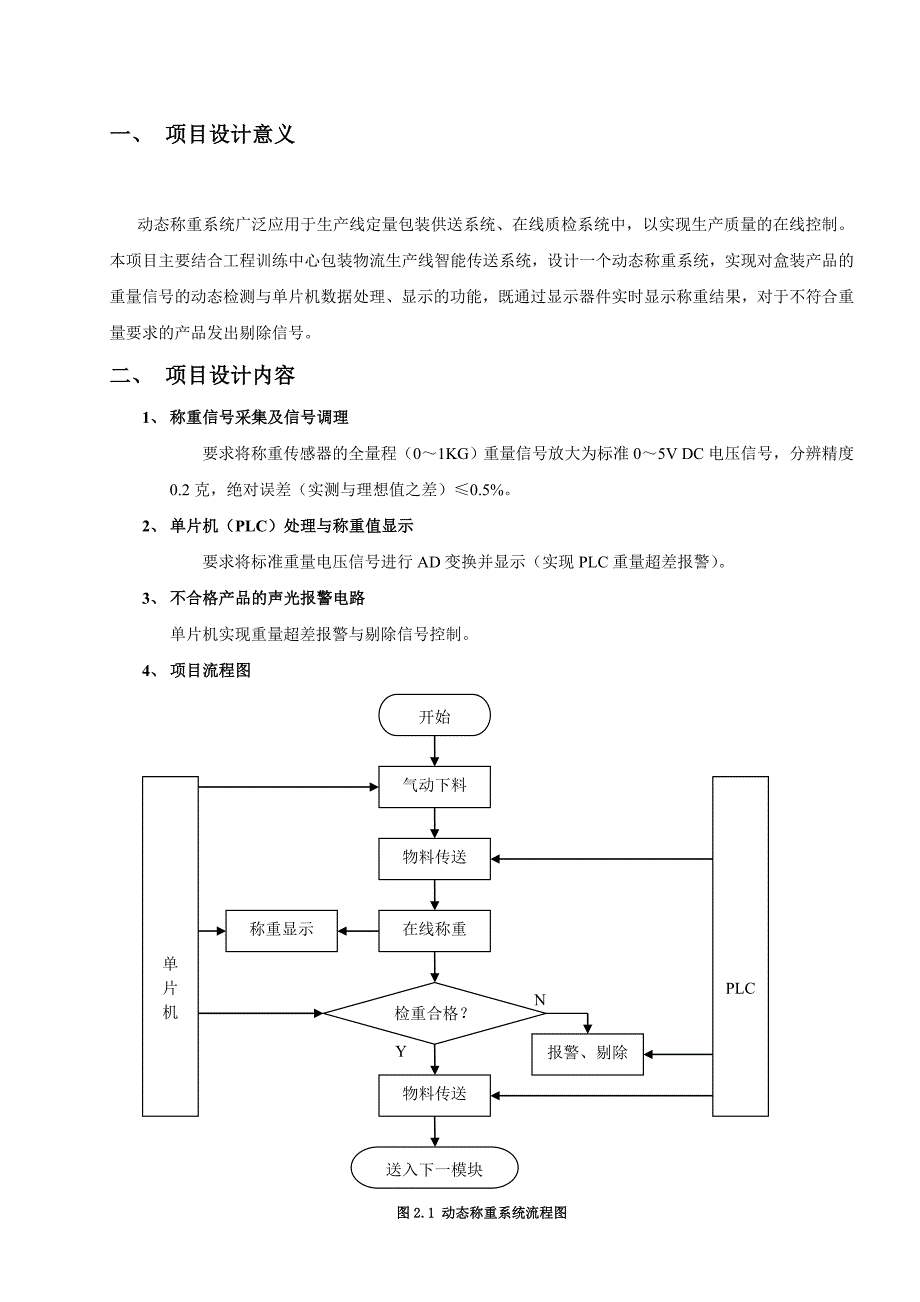 动态称重系统项目报告(=计量=)_第4页