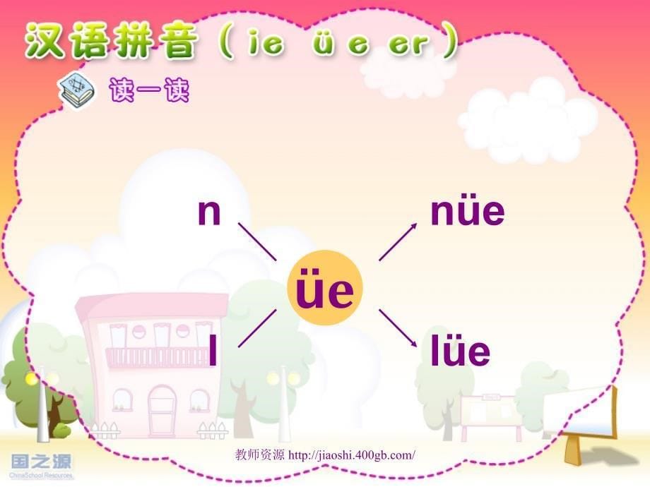 小学语文一年级第一册汉语拼音ieüeer精品课件_第5页