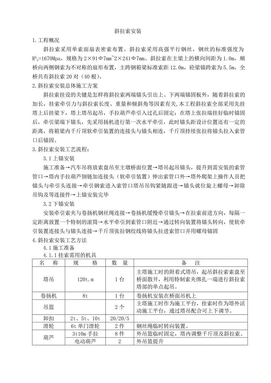 斜拉索安装_第1页