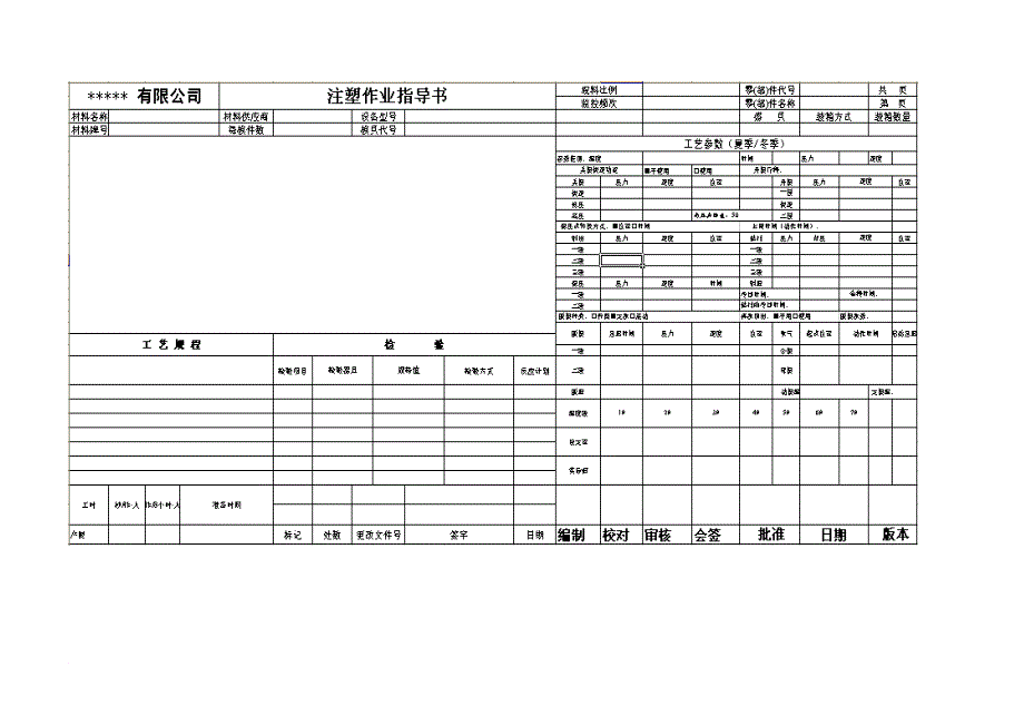 焊接冲压注塑机加冲压检验作业指导书表格2_第3页