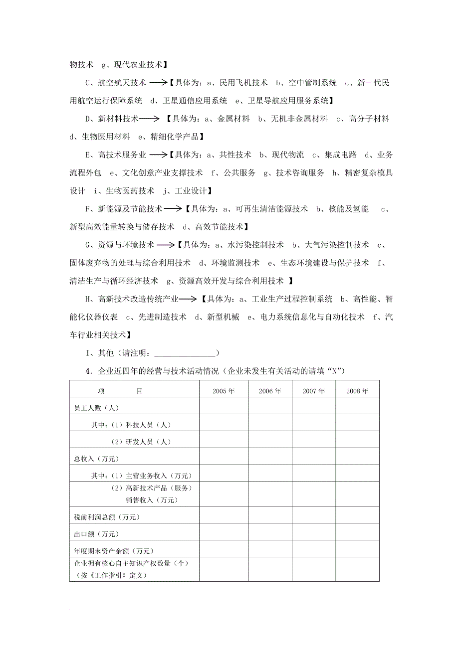 高新技术企业工作调查问卷企业版范文_第2页