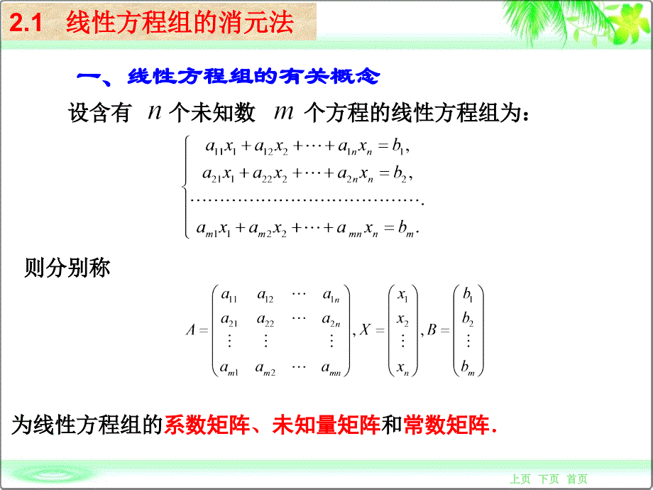 实用工程数学教学课件作者盛光进电子教案2线性方程组_第3页