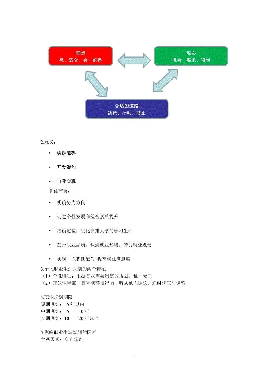 第三讲 树立职业生涯发展规划意识_第5页