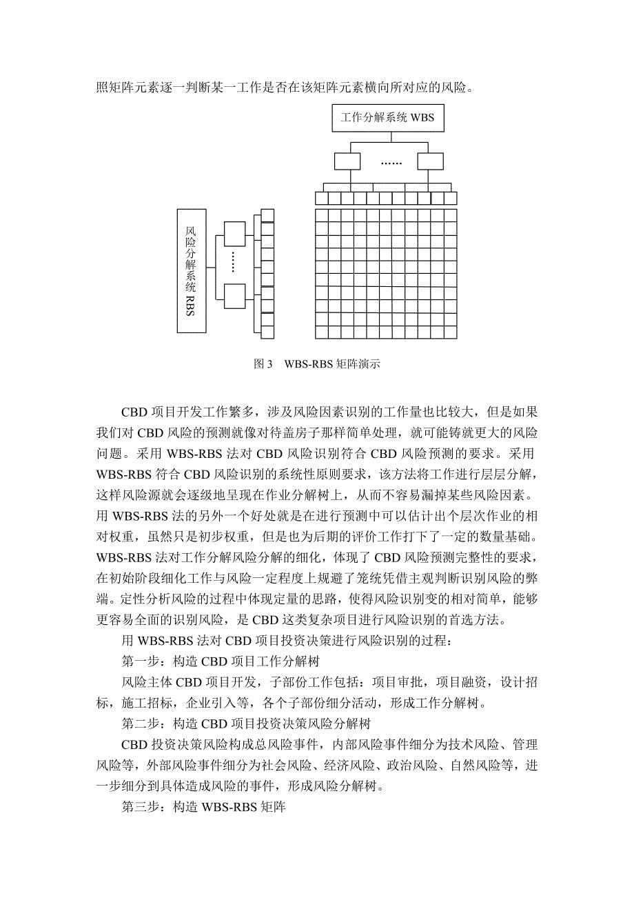 基于工作-风险分解法的CBD项目风险识别模型_第5页