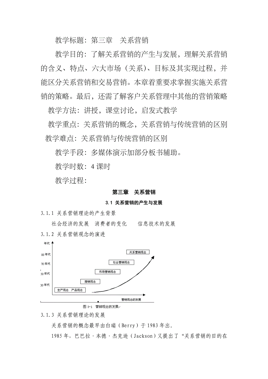 教学标题关系营销教学目的了解关系营销的产生与发展_第1页