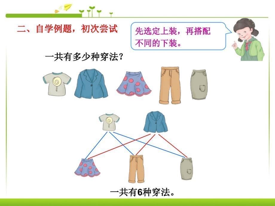 三年级数学下册《数学广角-搭 配》 课件_第5页