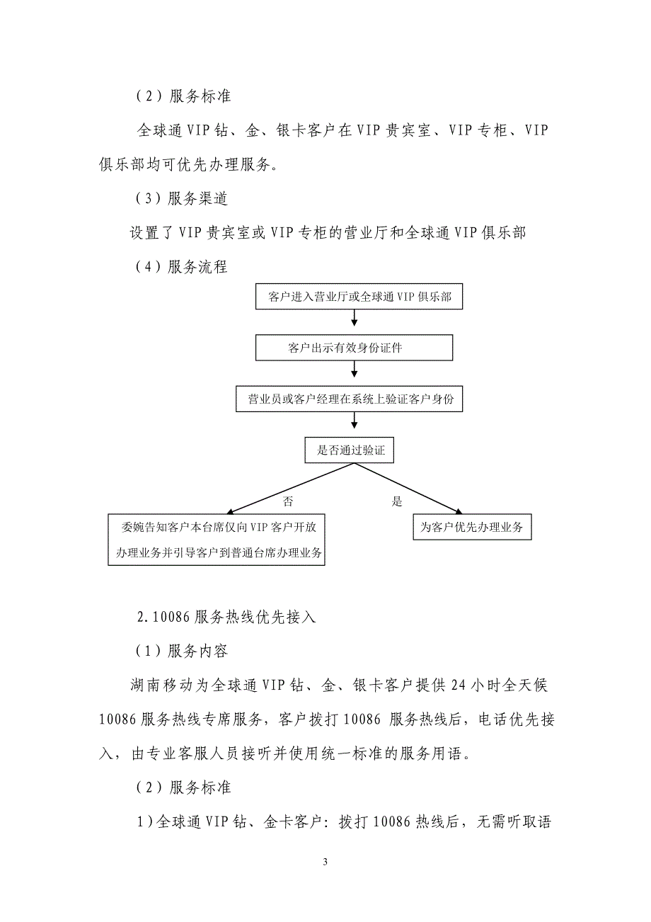 全球通vip俱乐部服务规范介绍_第3页