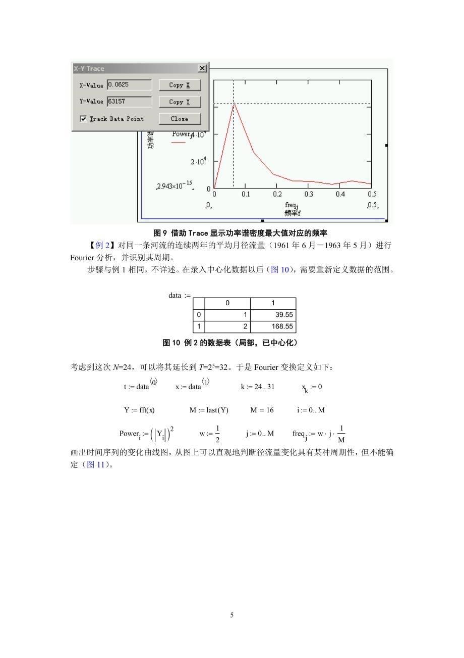 利用Mathcad进行时间序列的谱分析-Read_第5页