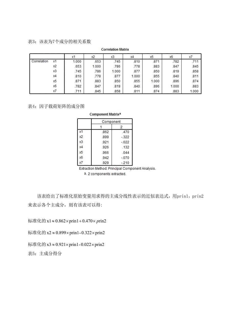 多元统计分析论文模板_第5页