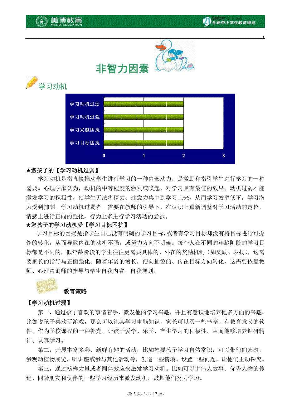 李创学习问题个性化分析诊断报告_第3页