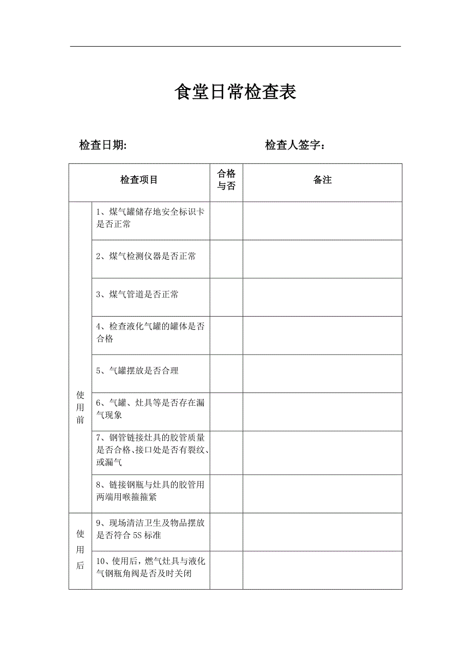 食堂日常安全管理制度加表格_第4页