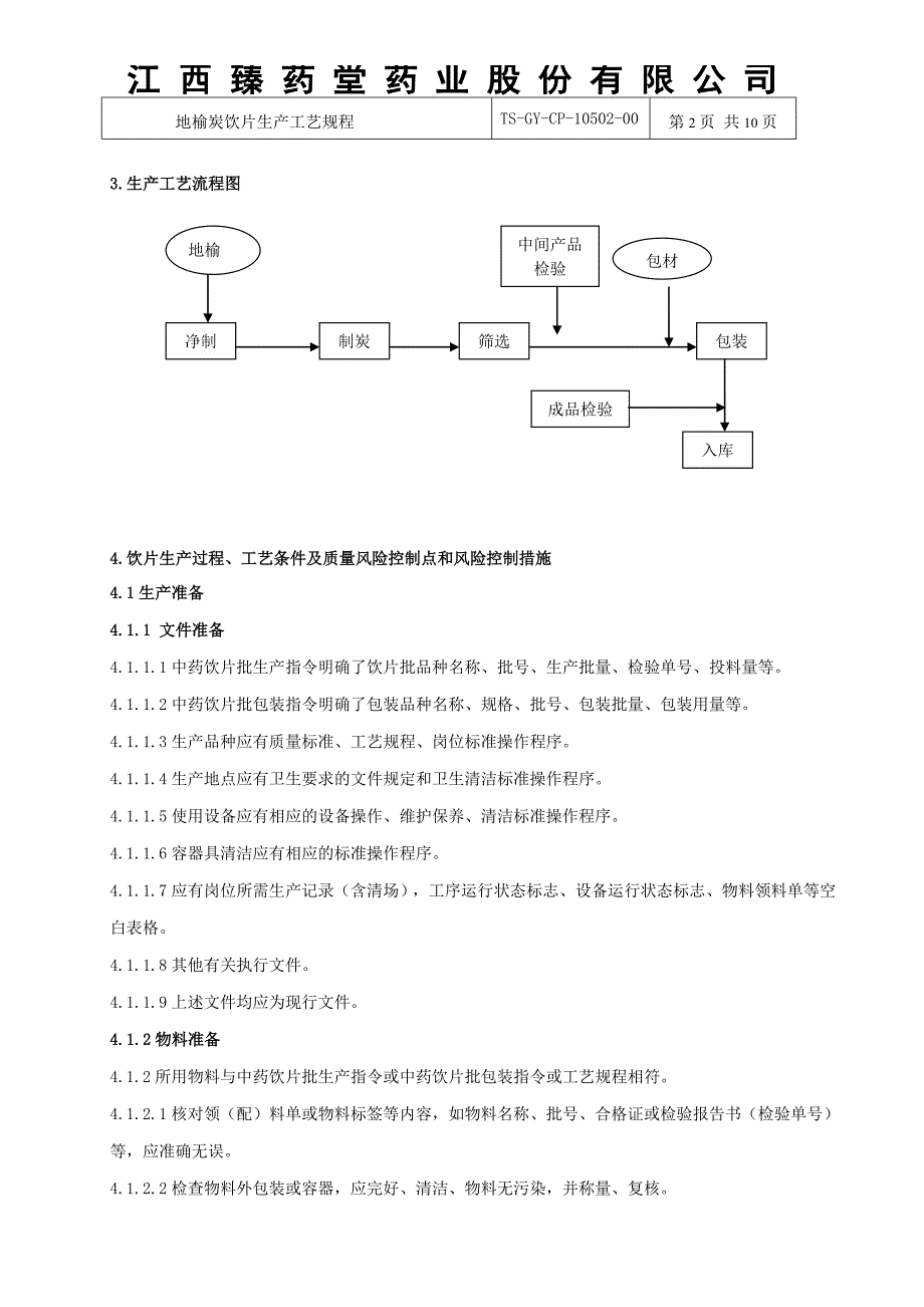 地榆炭片生产工艺规程_第2页