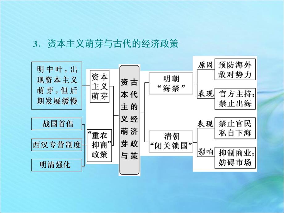 2020高考历史大一轮复习专题六古代中国经济的基本结构与特点课题十九古代中国的农业经济课件北师大版_第4页