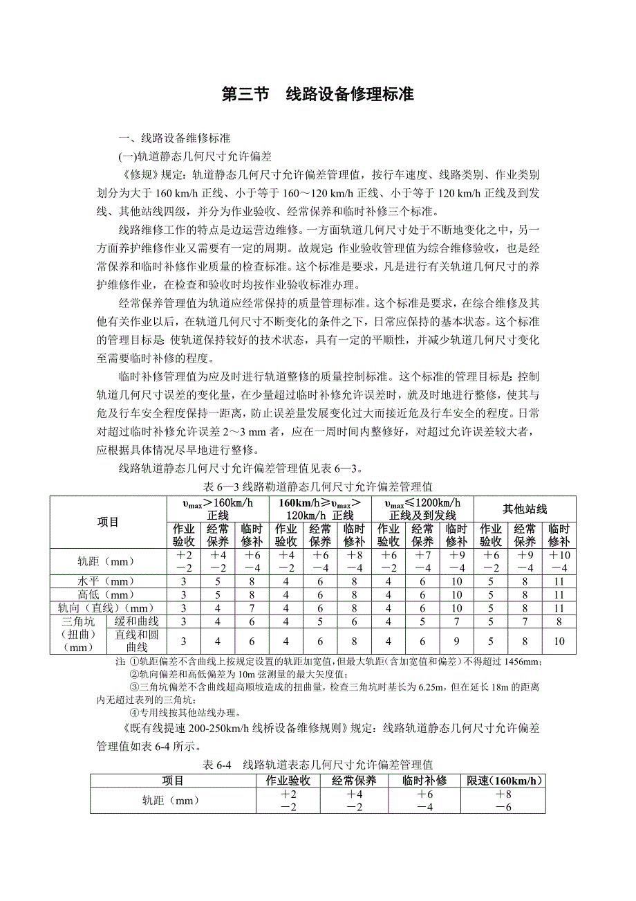 线路设备修理标准要点_第1页