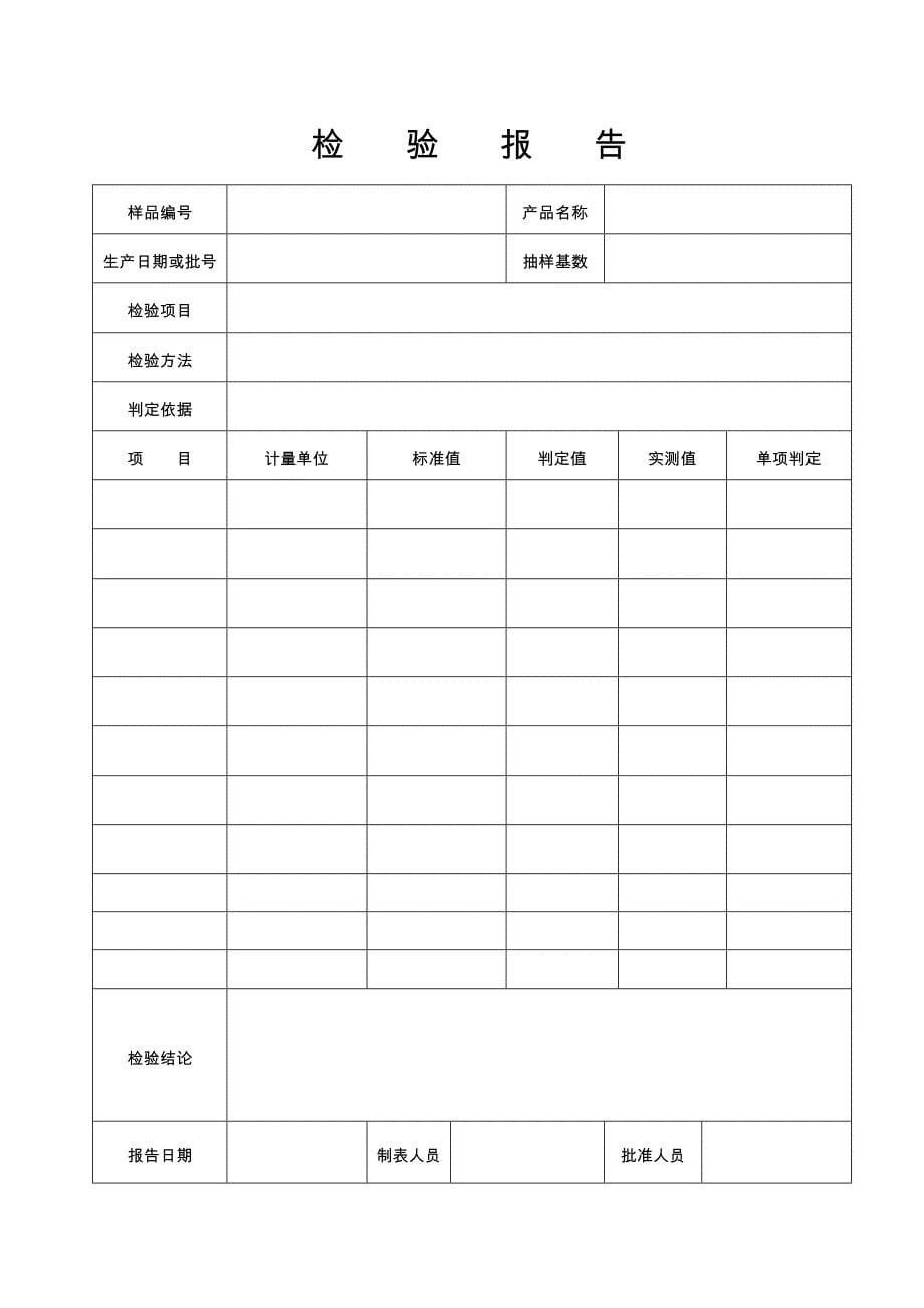 饲料厂各种表格要点_第5页