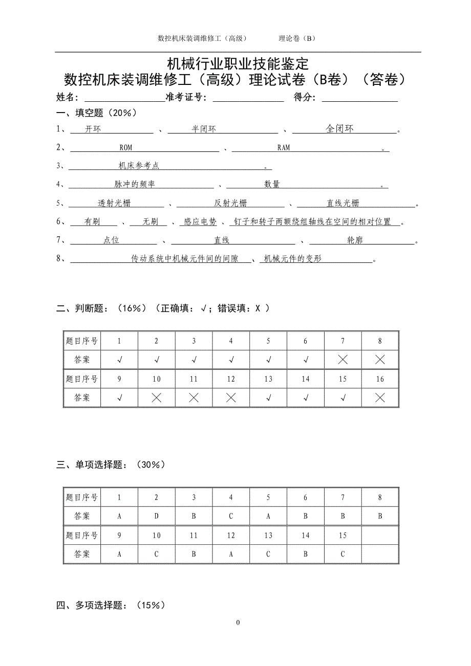 数控机床装调维修工理论B_第5页