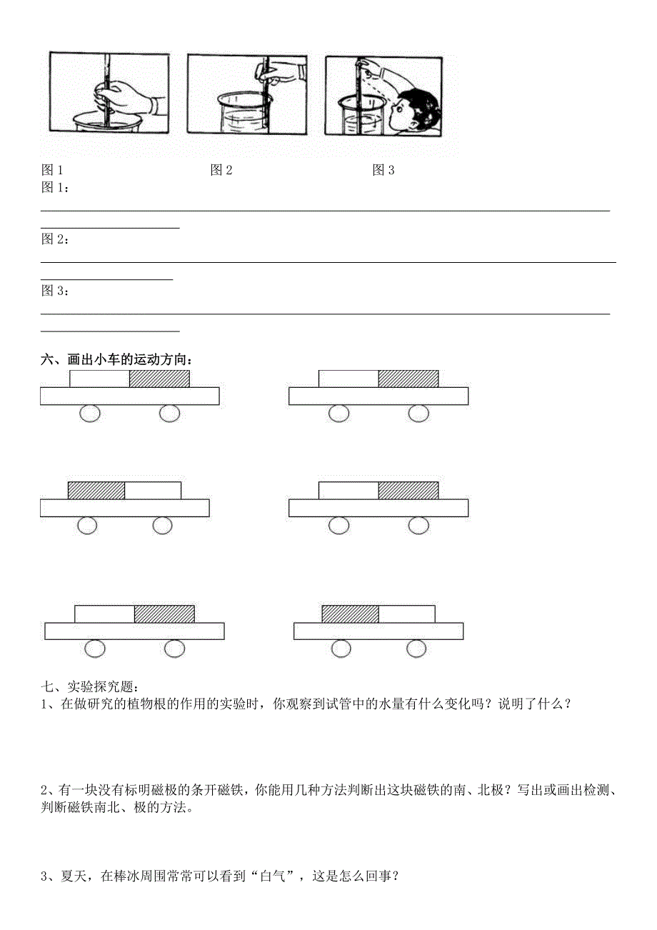 教科版科学三年级下册期末试卷8附答案_第3页