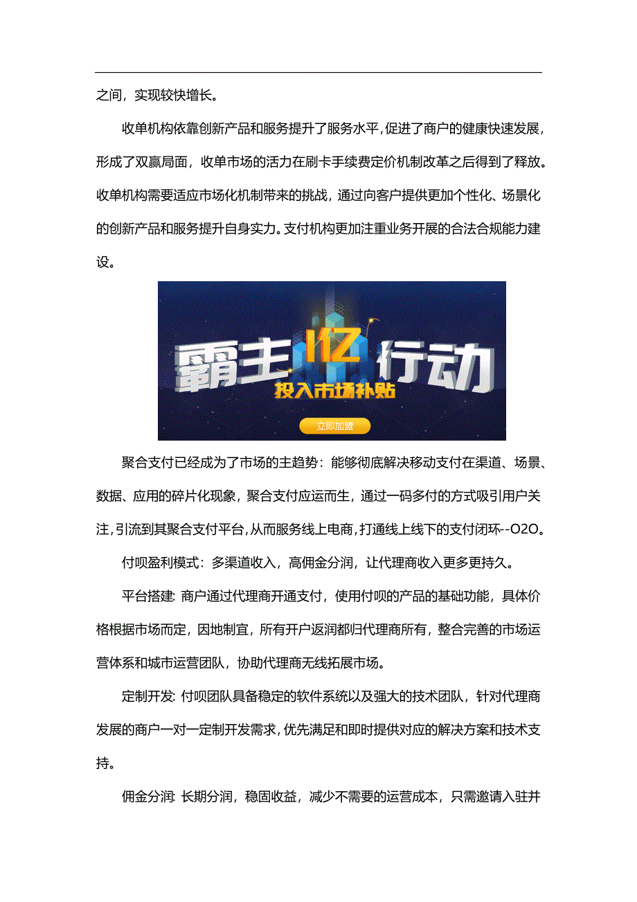 聚合支付盈利模式多渠道收入收入更多更持久_第2页