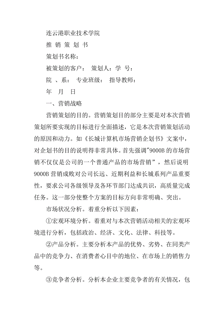 推销方案模板.doc_第4页