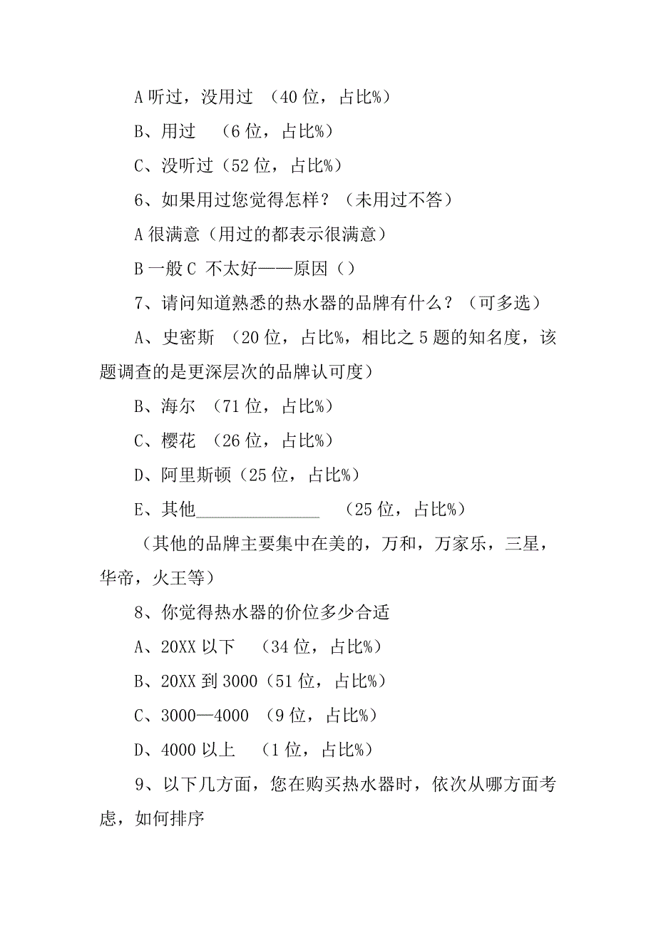 a.o史密斯知名度调查报告.doc_第4页