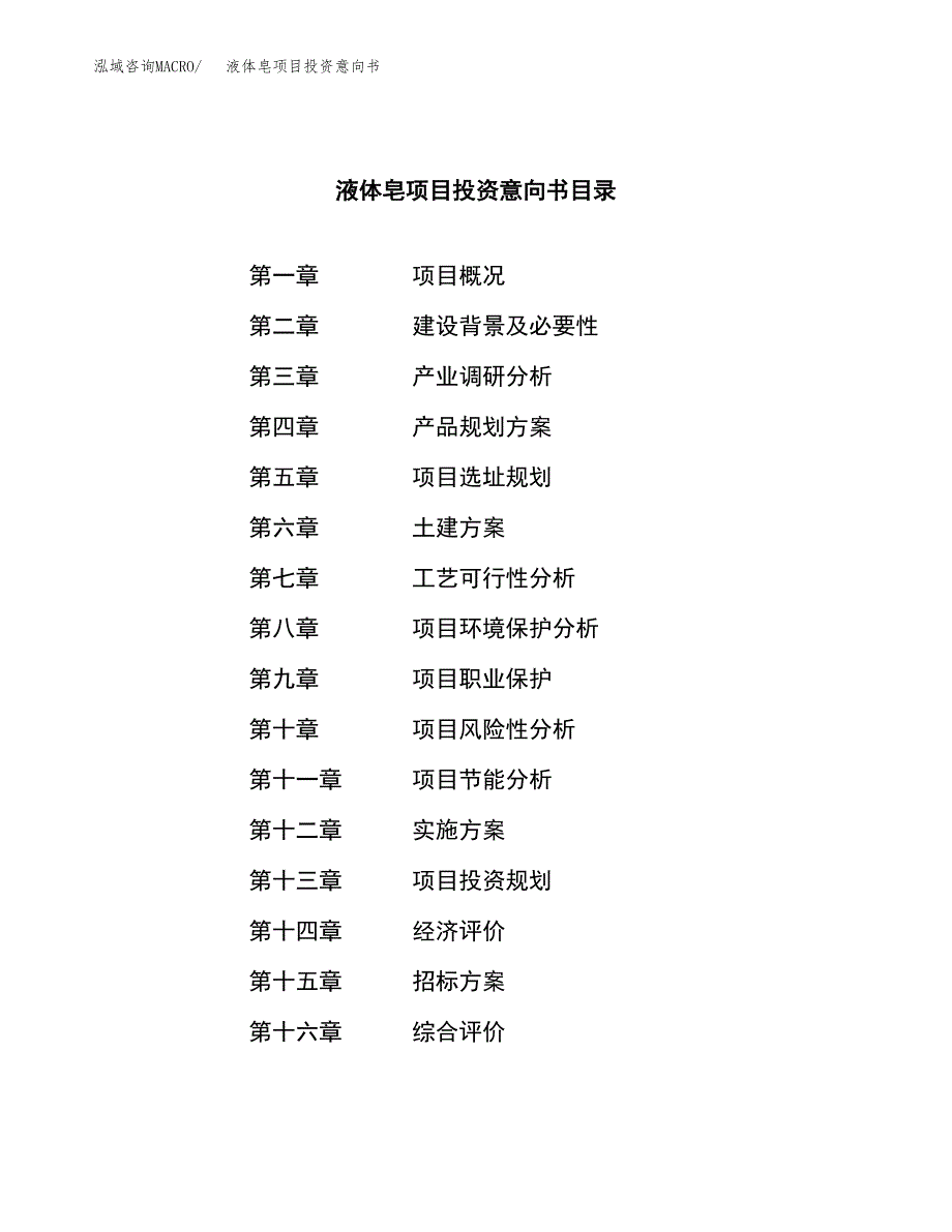 液体皂项目投资意向书(总投资18000万元)_第2页