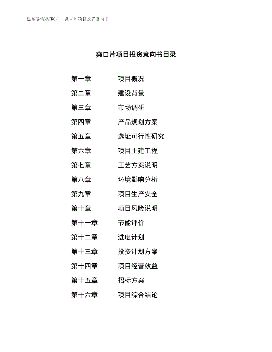 爽口片项目投资意向书(总投资17000万元)_第2页