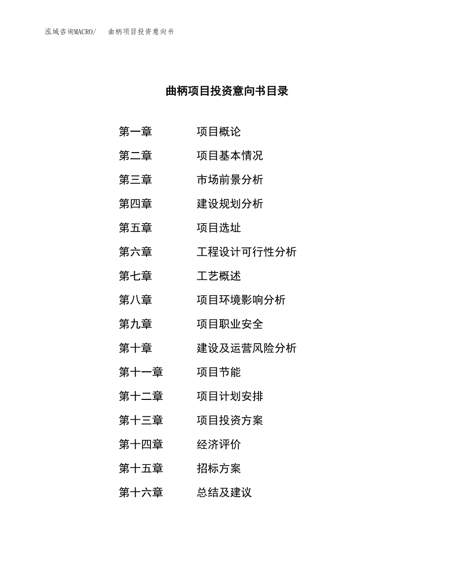 曲柄项目投资意向书(总投资19000万元)_第2页