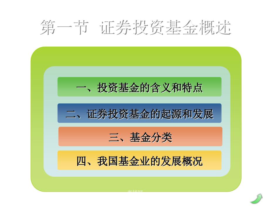 投资银行学第二版周莉第五章节证券投资基金P70章节_第3页