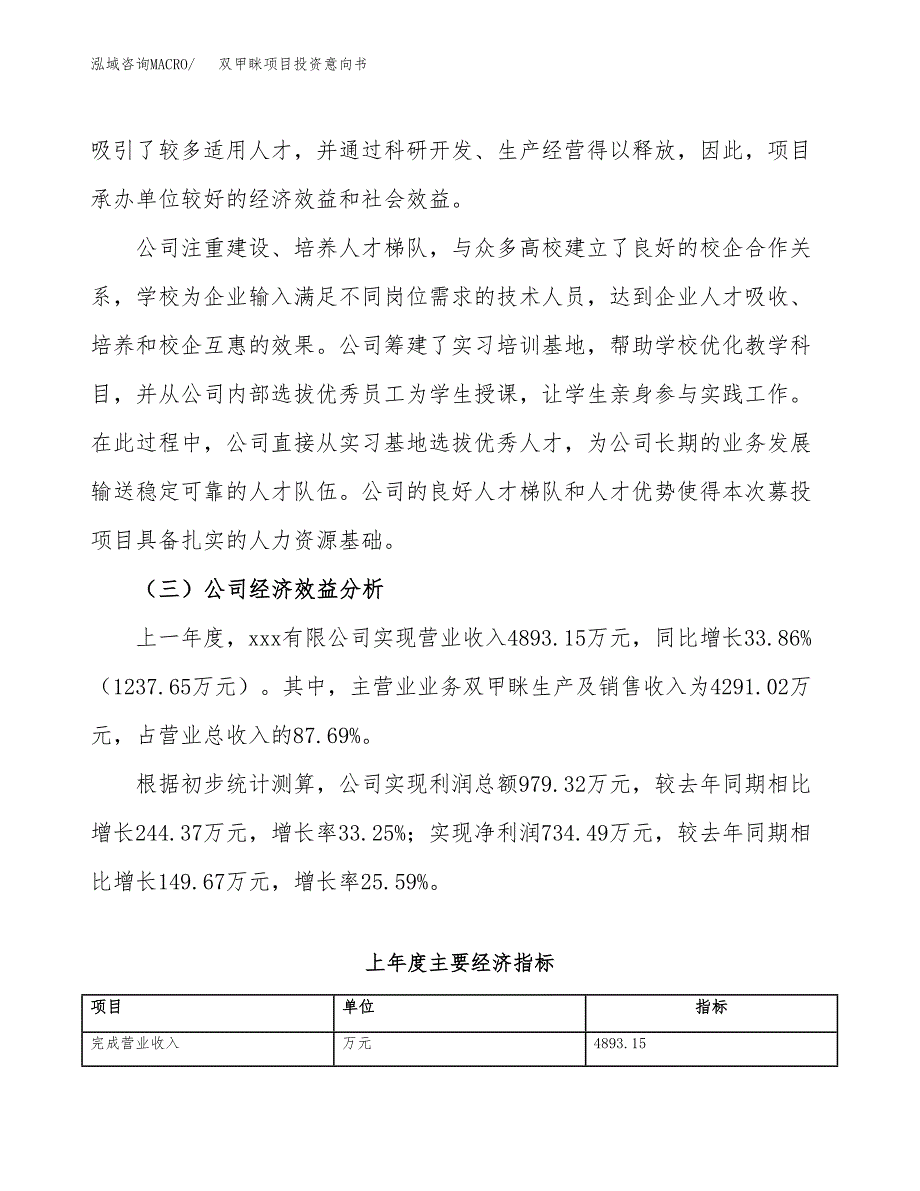 双甲眯项目投资意向书(总投资3000万元)_第4页