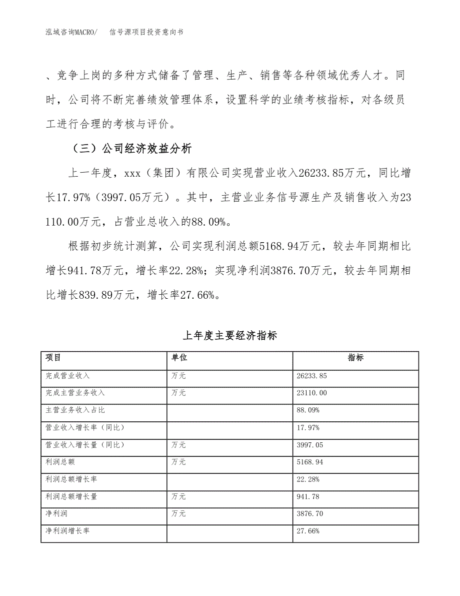 信号源项目投资意向书(总投资20000万元)_第4页