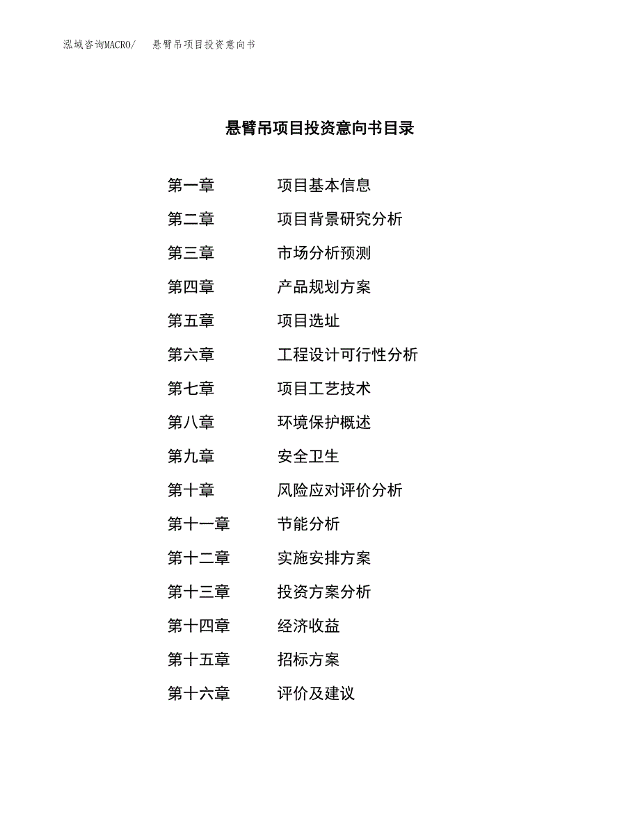 悬臂吊项目投资意向书(总投资7000万元)_第2页