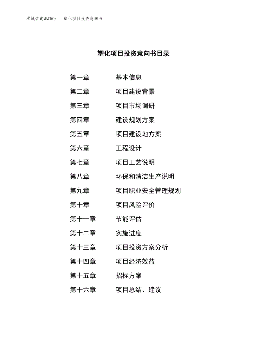 塑化项目投资意向书(总投资15000万元)_第2页