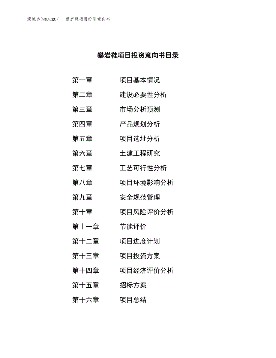 攀岩鞋项目投资意向书(总投资12000万元)_第2页