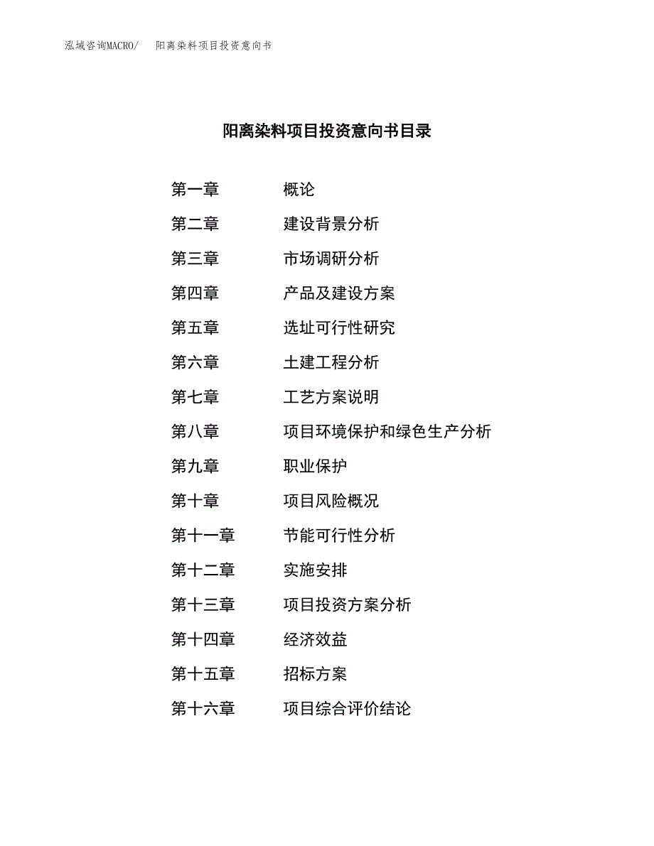 阳离染料项目投资意向书(总投资3000万元)_第2页