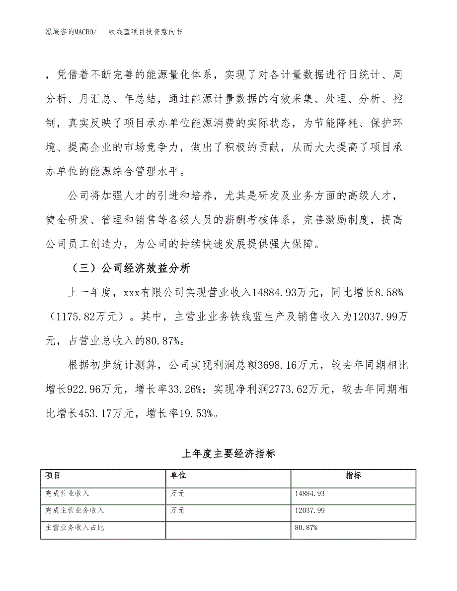 铁线蓝项目投资意向书(总投资13000万元)_第4页