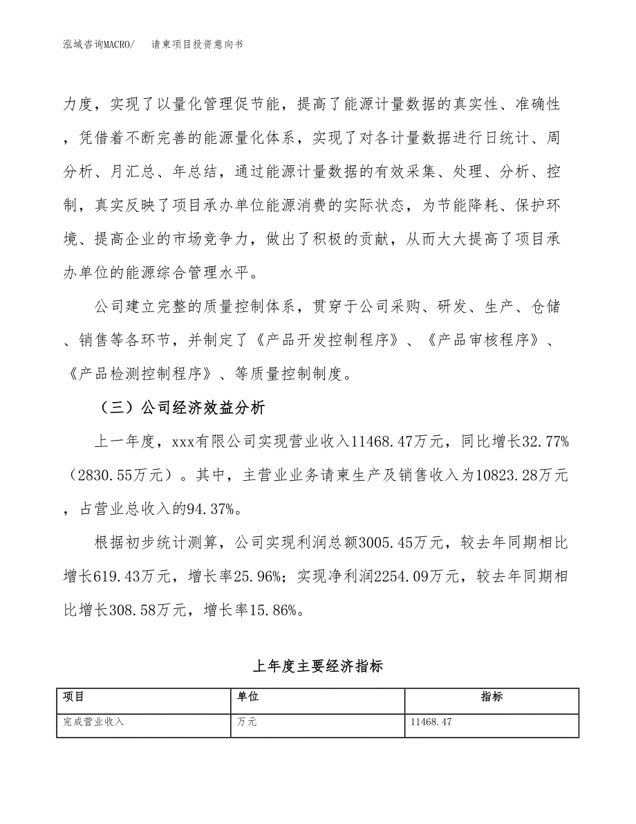 请柬项目投资意向书(总投资13000万元)_第4页