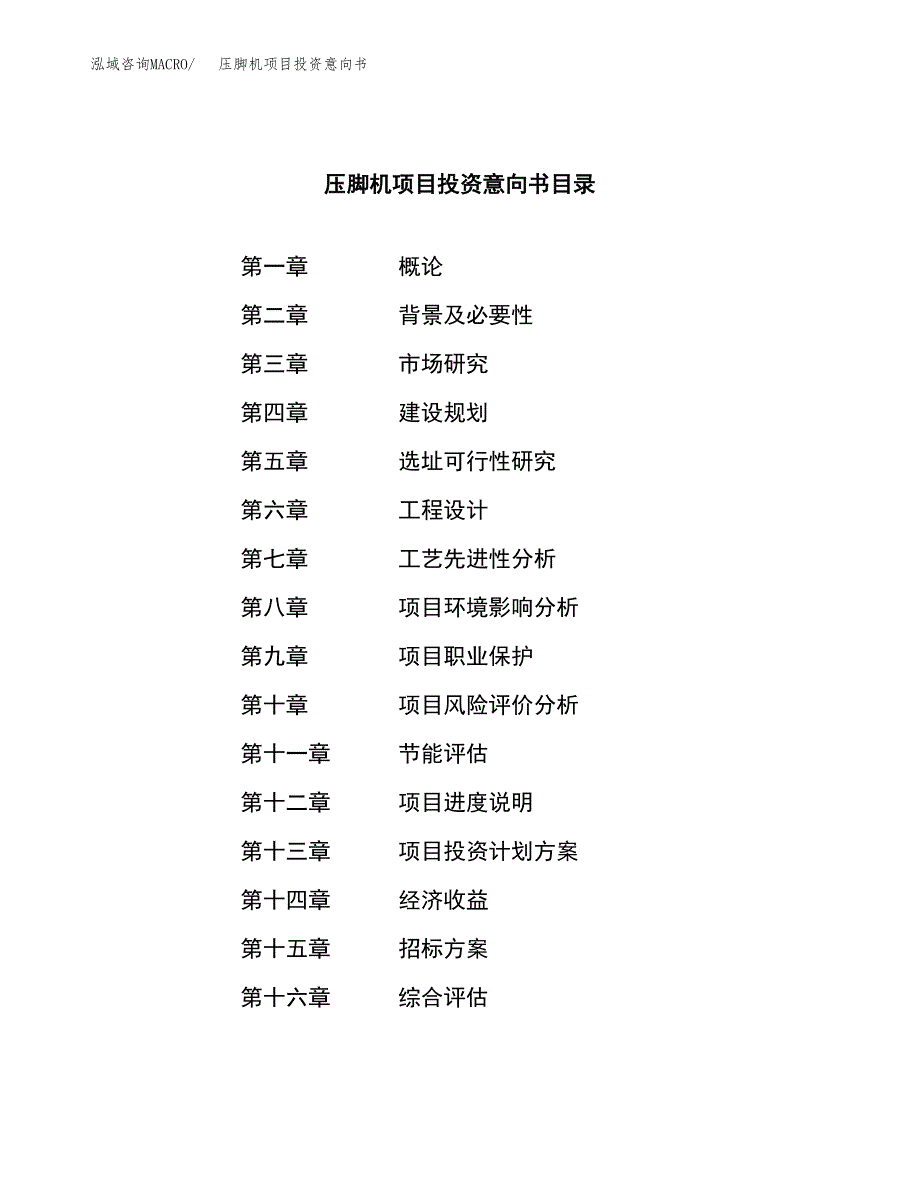 压脚机项目投资意向书(总投资4000万元)_第2页