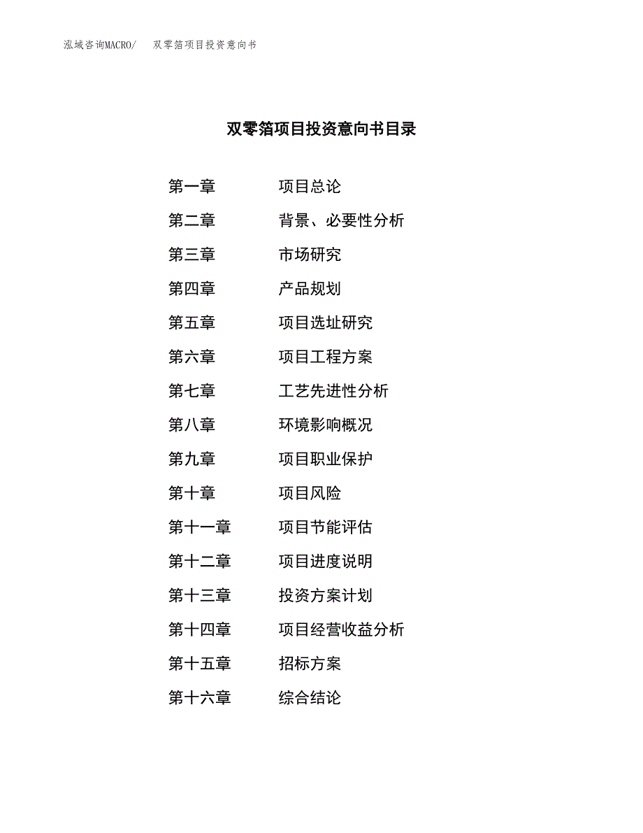 双零箔项目投资意向书(总投资22000万元)_第2页