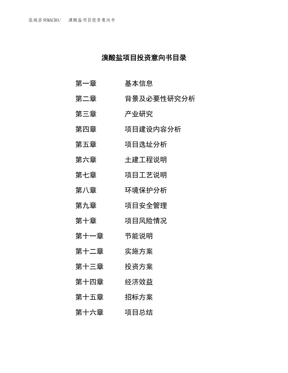 溴酸盐项目投资意向书(总投资4000万元)_第2页