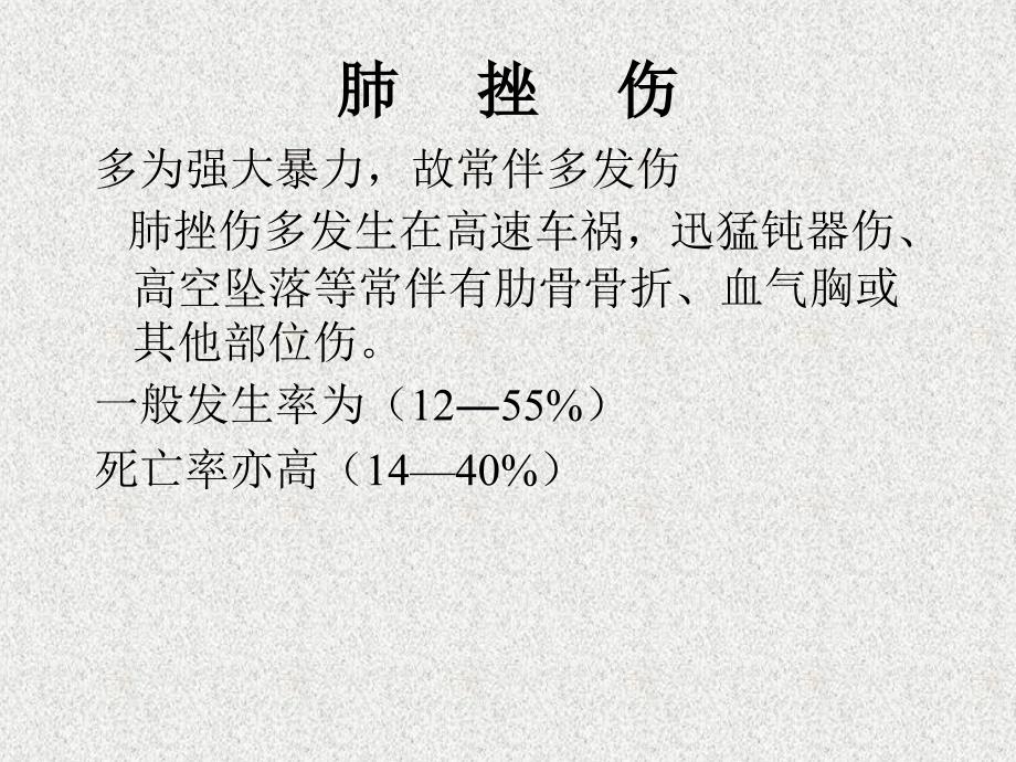 心胸外科肺挫伤_第1页