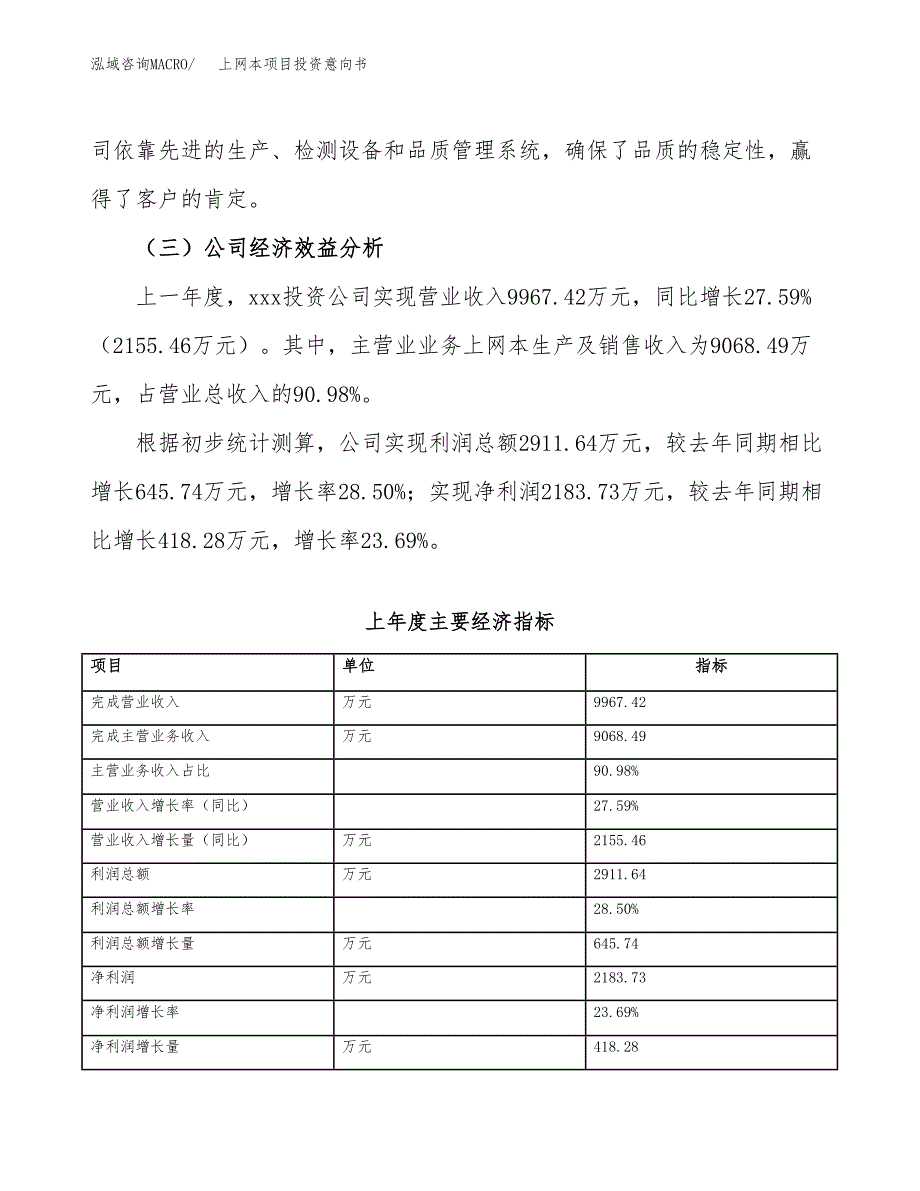 上网本项目投资意向书(总投资8000万元)_第4页