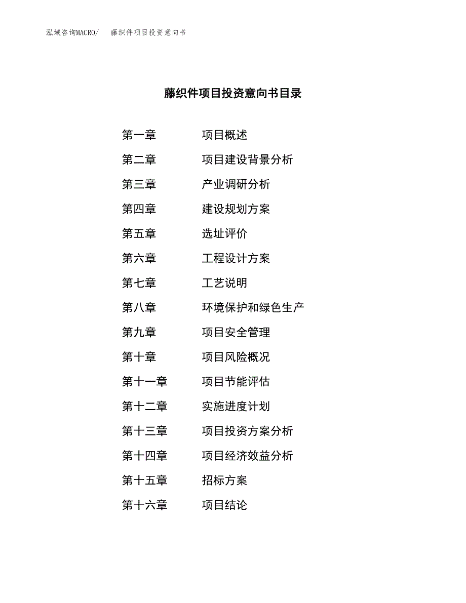 藤织件项目投资意向书(总投资16000万元)_第2页