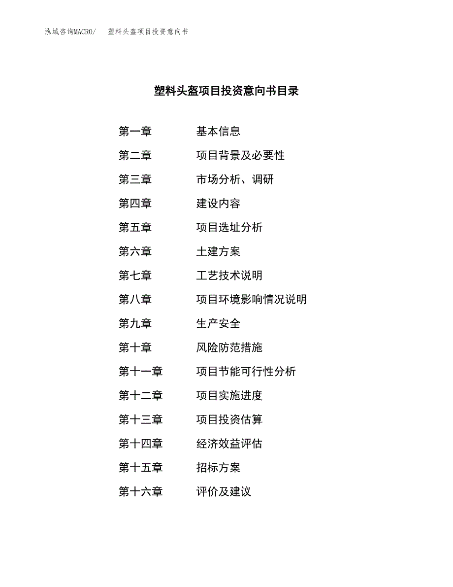 塑料头盔项目投资意向书(总投资6000万元)_第2页