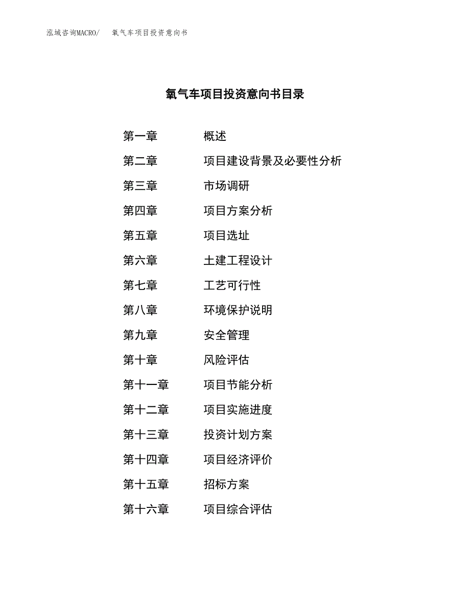 氧气车项目投资意向书(总投资19000万元)_第2页