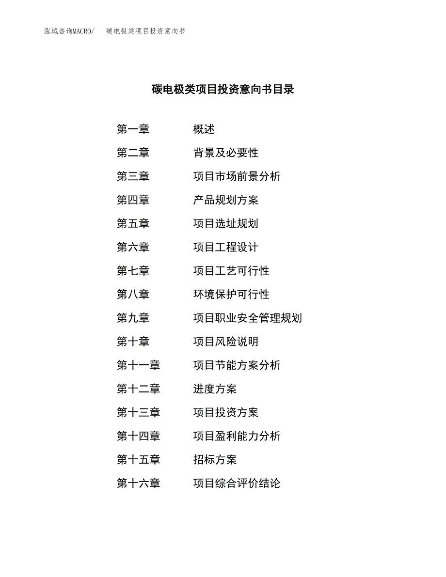 碳电极类项目投资意向书(总投资18000万元)_第2页