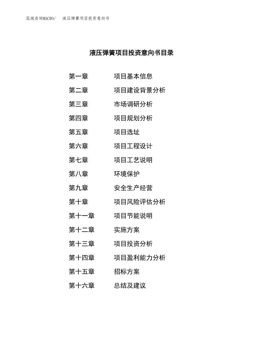 液压弹簧项目投资意向书(总投资14000万元)_第2页