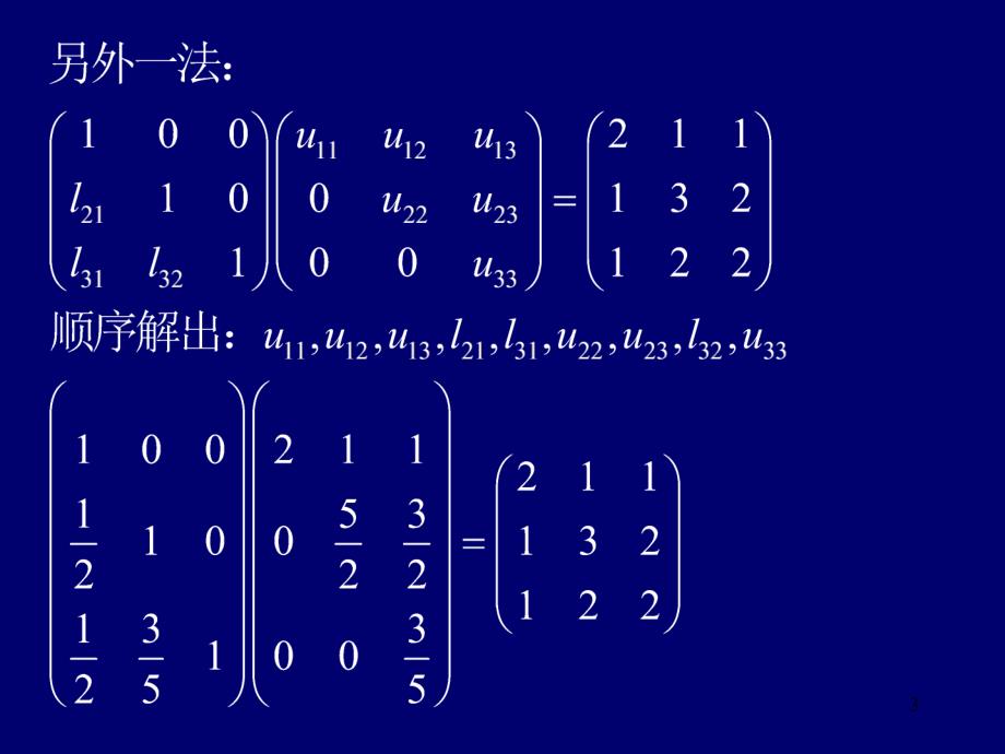 数值代数第5章+解线性代数方程组的直接方法2章节_第3页